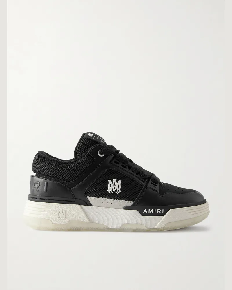 Amiri MA-1 Sneakers aus Mesh und Leder Schwarz