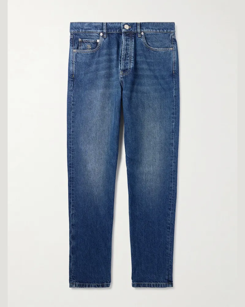 Brunello Cucinelli Gerade geschnittene Jeans Blau
