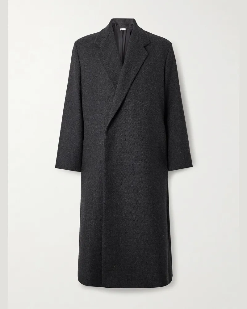 Fear of God Doppelreihiger Mantel aus Schurwolle Schwarz