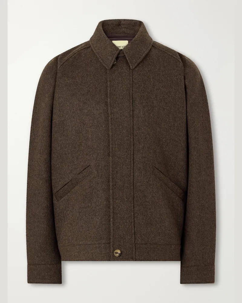 De Bonne Facture Wool Jacket Brown