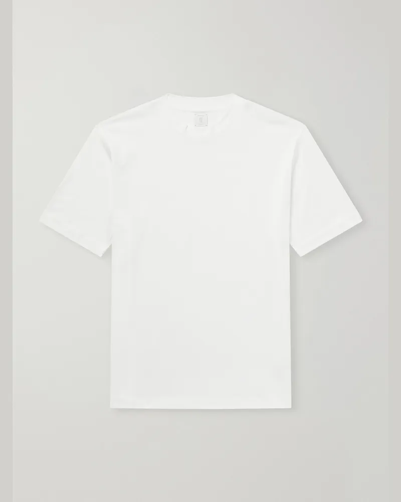 Eleventy Cotton-Jersey T-Shirt White