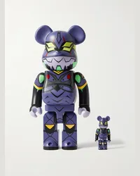 BE@RBRICK Evangelion Eva-13 Set aus 100% und 400% Dekofiguren aus bedrucktem PVC Lila