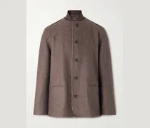 Chilton Herringbone Virgin Wool and Cashmere-Blend Jacket
