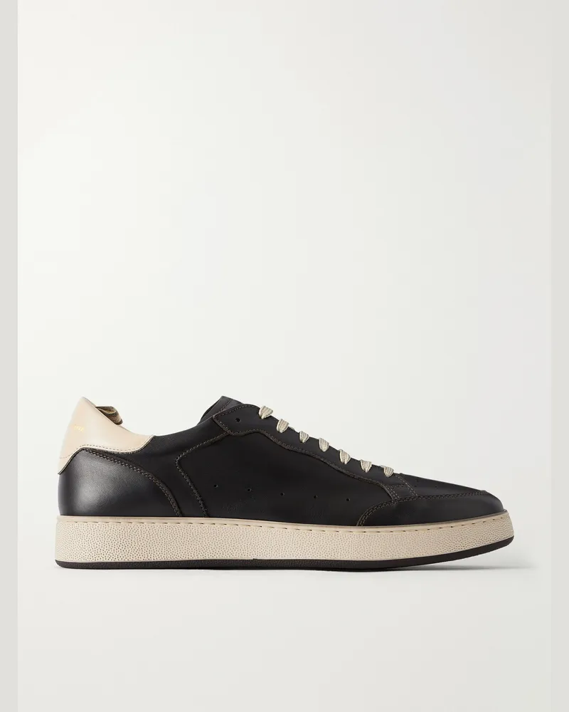 Officine Creative Italia The Answer 005 Leather Sneakers Brown
