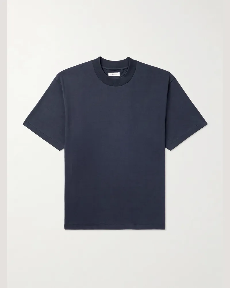 Kaptain Sunshine T-Shirt aus Suvin-Supima®-Baumwoll-Jersey Blau