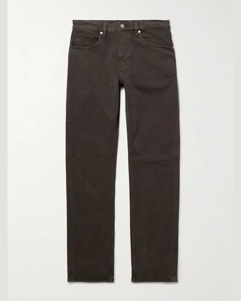 Frame Denim The Modern schmal und gerade geschnittene Jeans Braun
