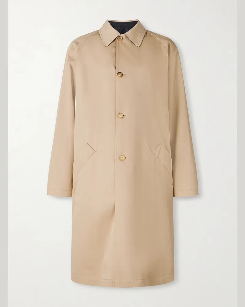 Gabriela Hearst Alain Cotton-Twill Jacket Neutrals