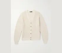 Meina Cardigan aus Baumwolle in Rippstrick