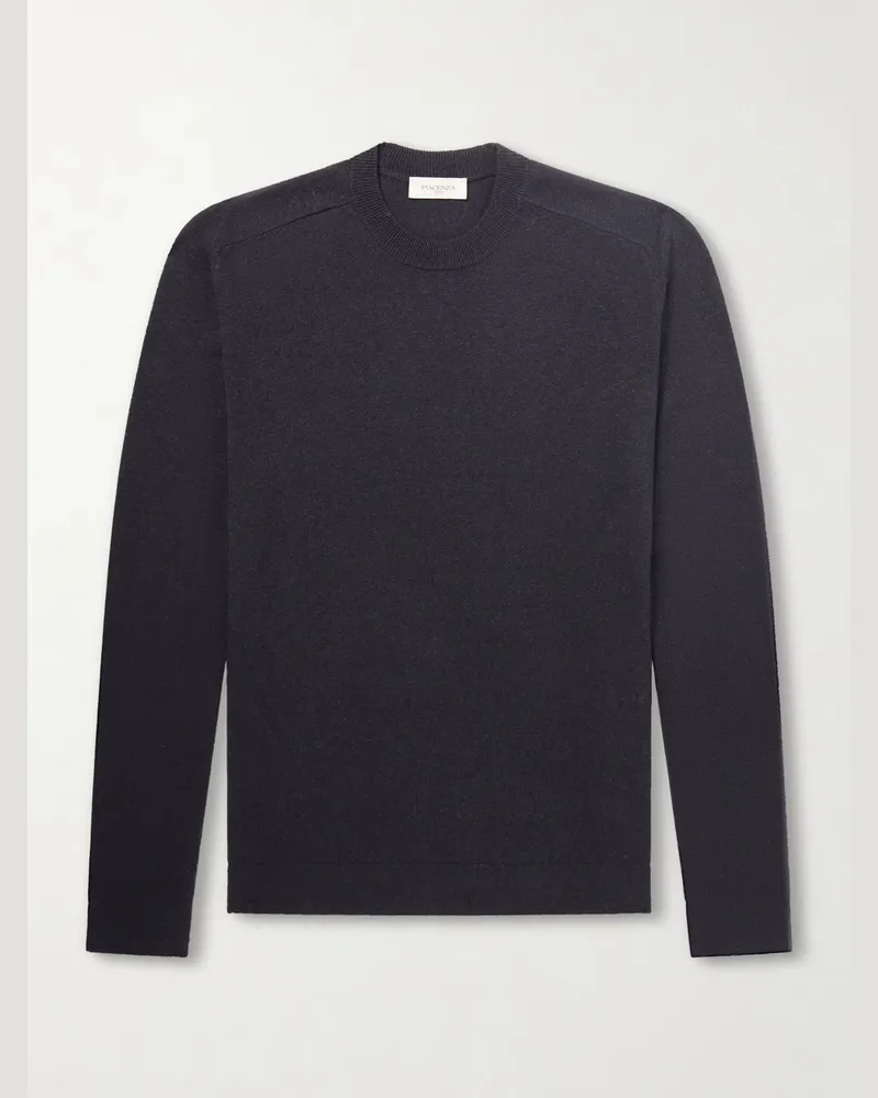 PIACENZA 1733 Cashmere and Linen-Blend Sweater Black