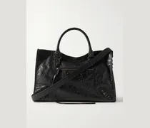 Le City mittelgroße Tote aus strukturiertem „Arena“-Leder