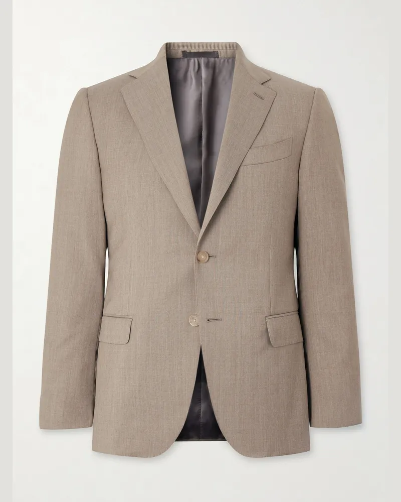 Caruso Norma Wool Suit Jacket Neutrals