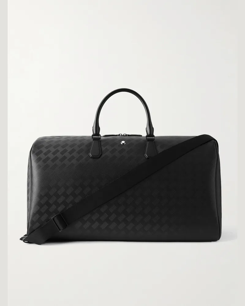 Montblanc Large 142 Extreme 3.0 Weekender aus strukturiertem Leder Schwarz