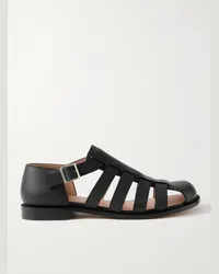 Loewe Campo Sandalen aus Leder Schwarz