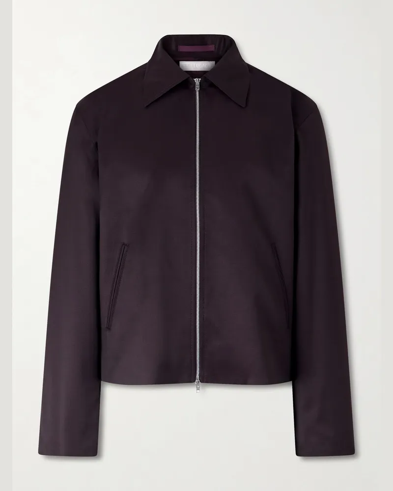 Our Legacy Twill Jacket Burgundy