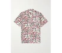 Stella Hemd aus bedruckter Baumwollpopeline mit Reverskragen
