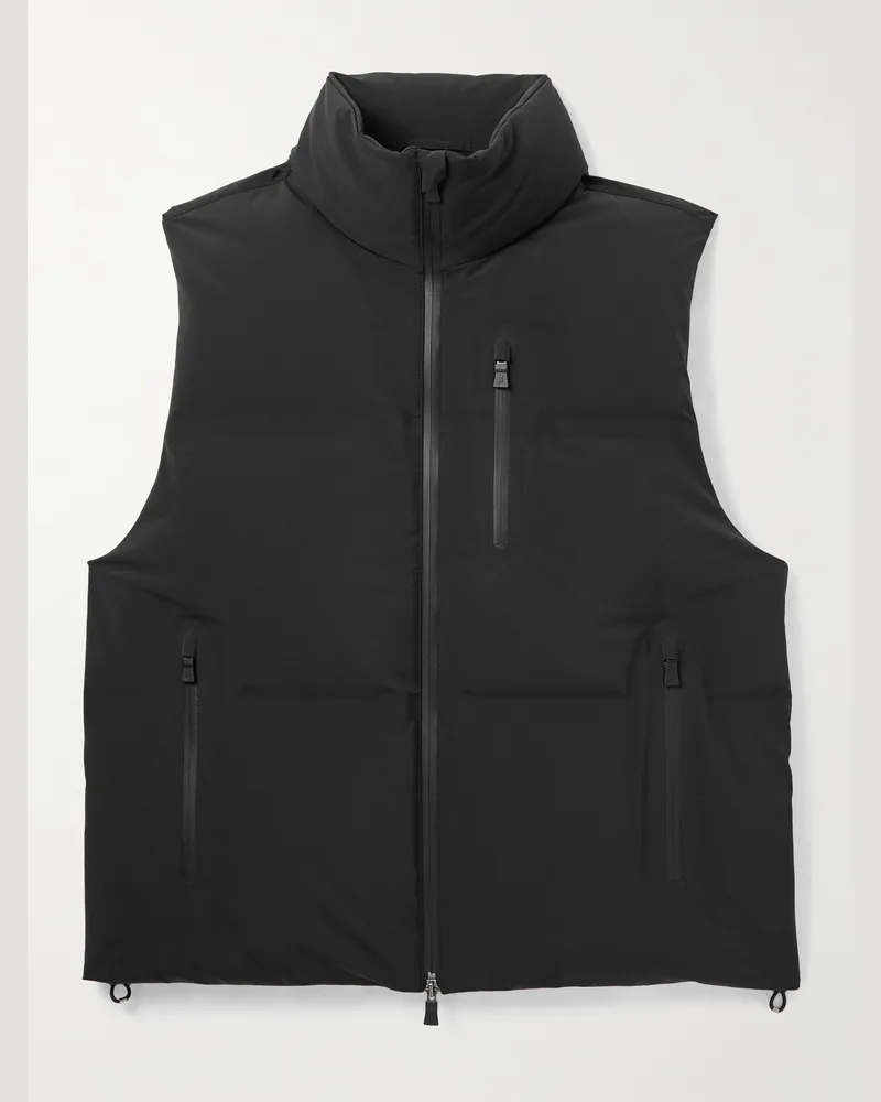 Herno Quilted Shell Down Gilet Black