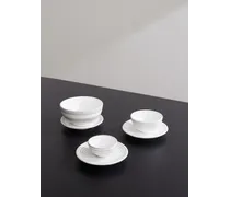 Bruschetta-Set aus gestreifter Keramik