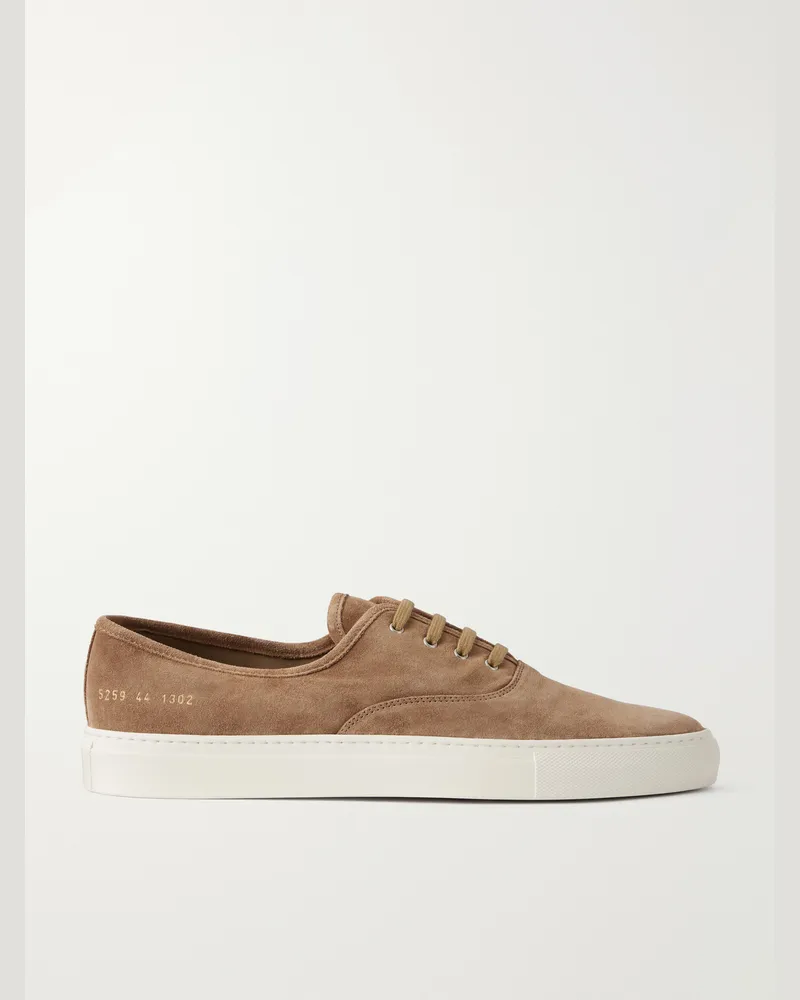 Common Projects Deck Suede Sneakers Brown