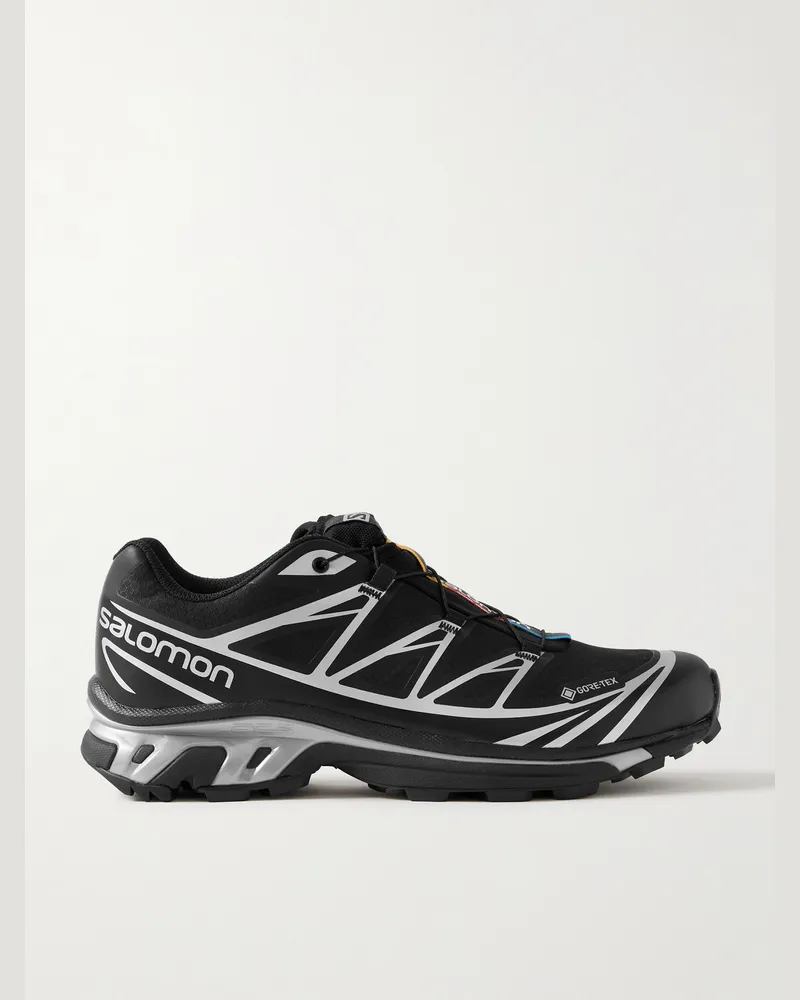 Salomon XT-6 Sneakers aus GORE-TEX-Mesh mit Gummibesatz Schwarz