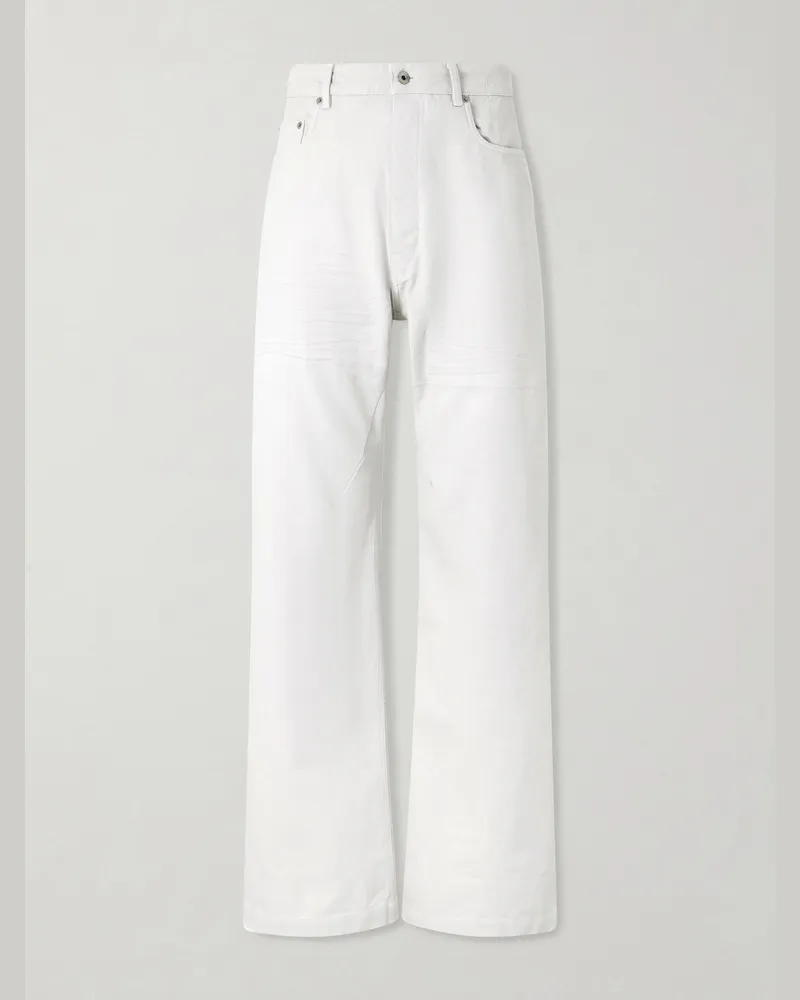 DRKSHDW by Rick Owens Geth Straight-Leg Jeans Neutrals