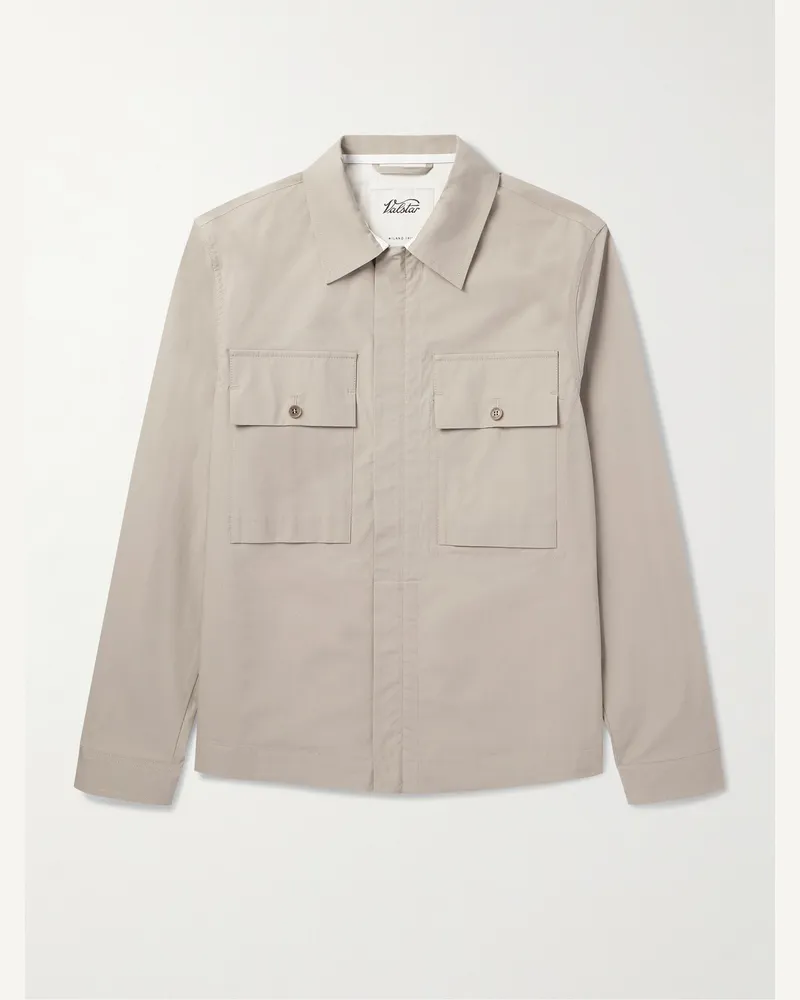 Valstar Poplin Overshirt Neutrals