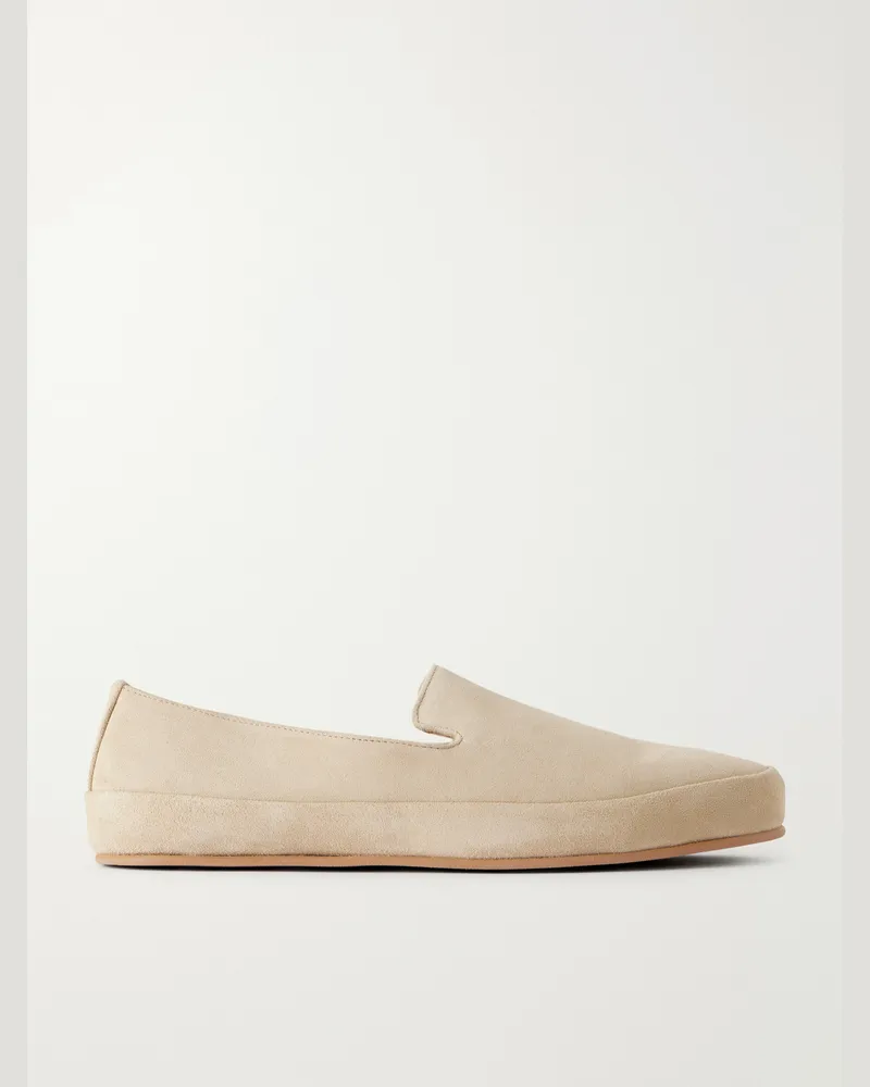 MULO Evening Suede Loafers Neutrals