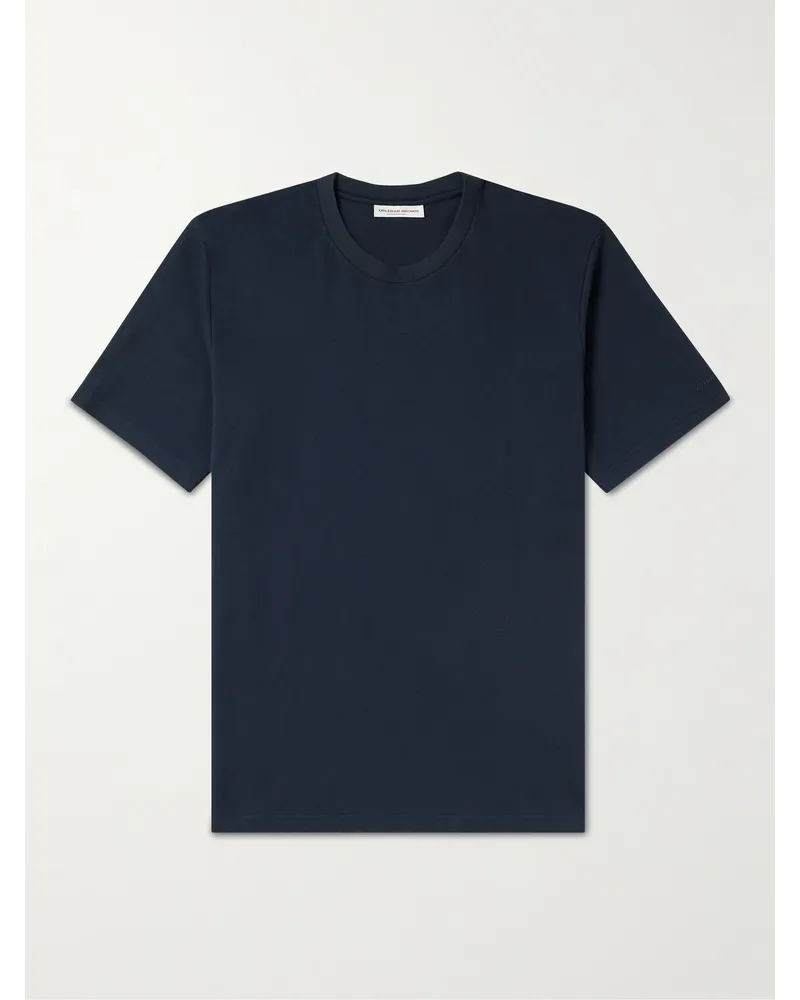 Orlebar Brown Deckard T-Shirt aus Baumwoll-Jersey Blau