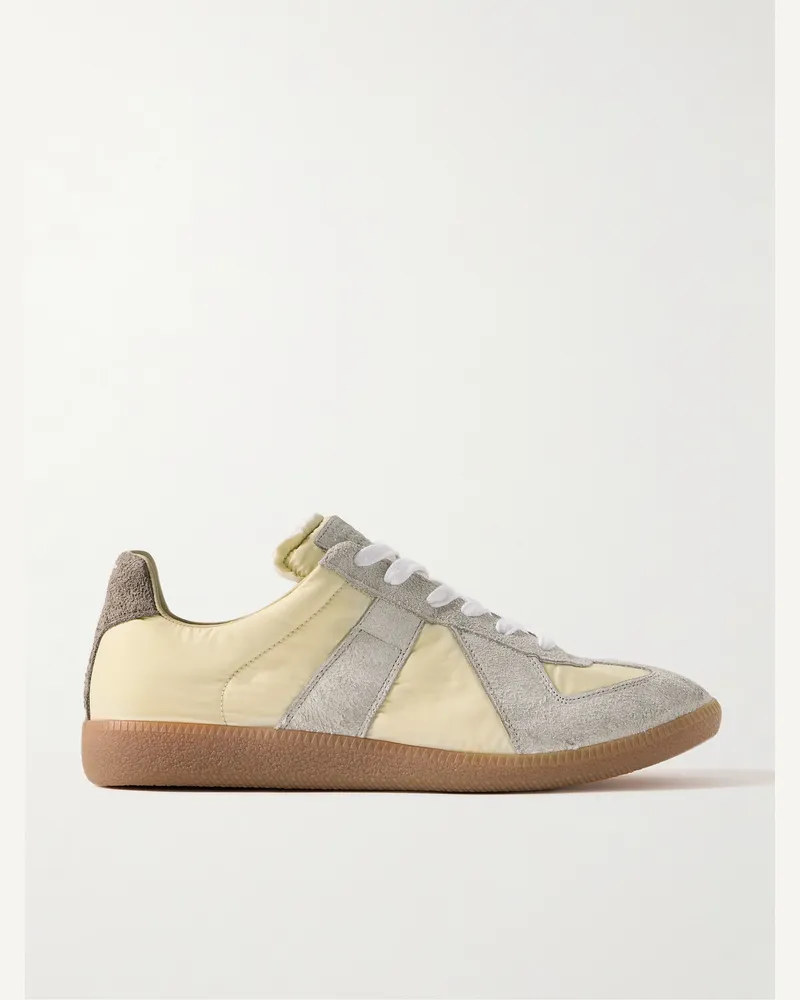 Maison Margiela Replica Sneakers aus Shell und Veloursleder Neutral