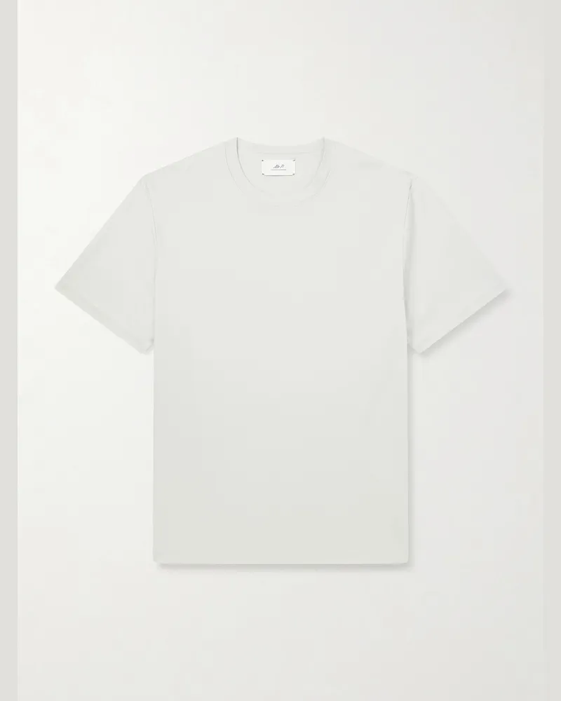 MR P. Organic Cotton-Jersey T-Shirt Green