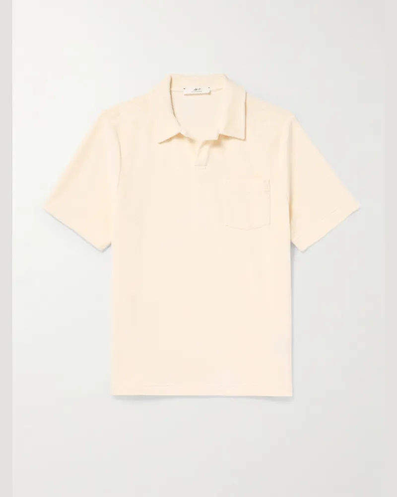 MR P. Polohemd aus Biobaumwollfrottee Neutral
