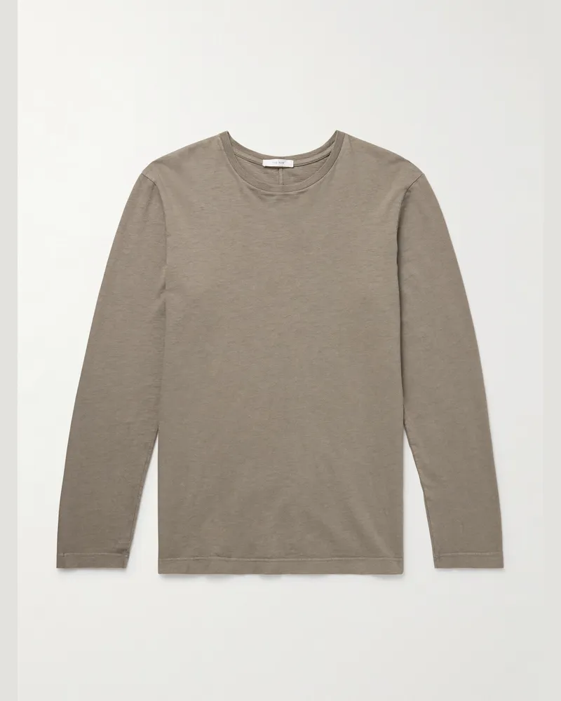 The Row Leon Oberteil aus Flammgarn-Jersey aus Baumwolle Neutral