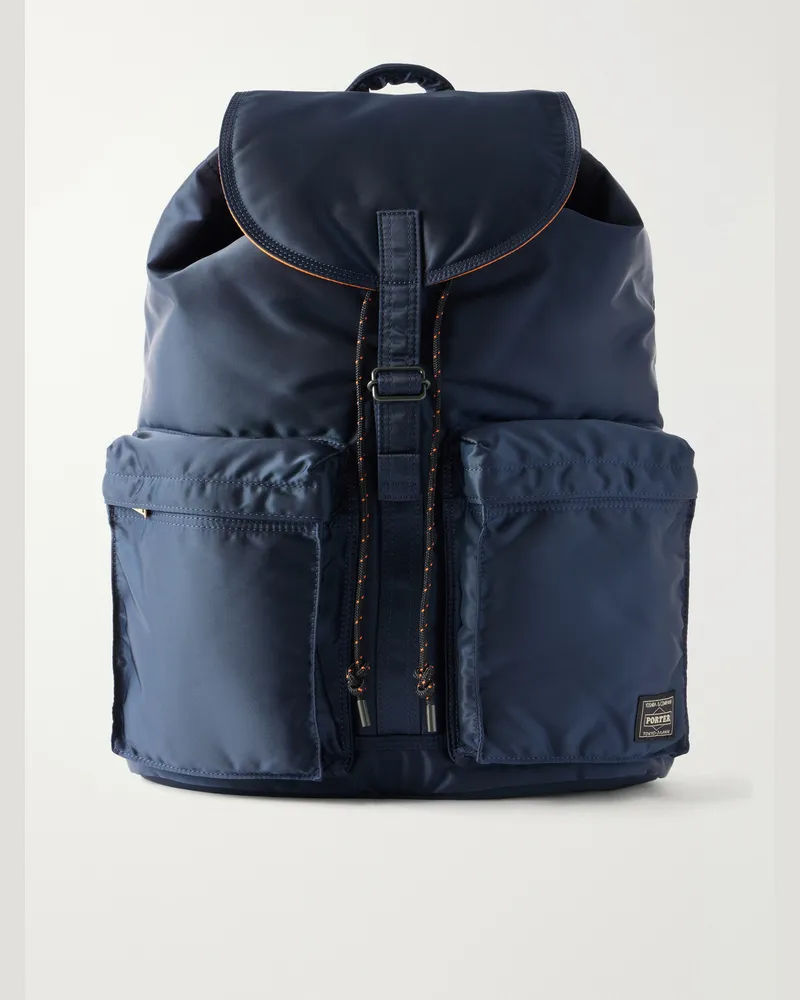 PORTER-YOSHIDA & CO Tanker Twill Backpack Blue