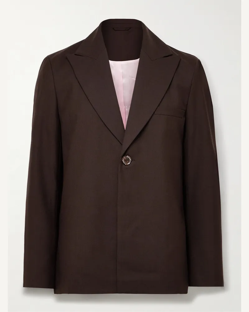 Séfr Seydou Sakko aus Twill Braun