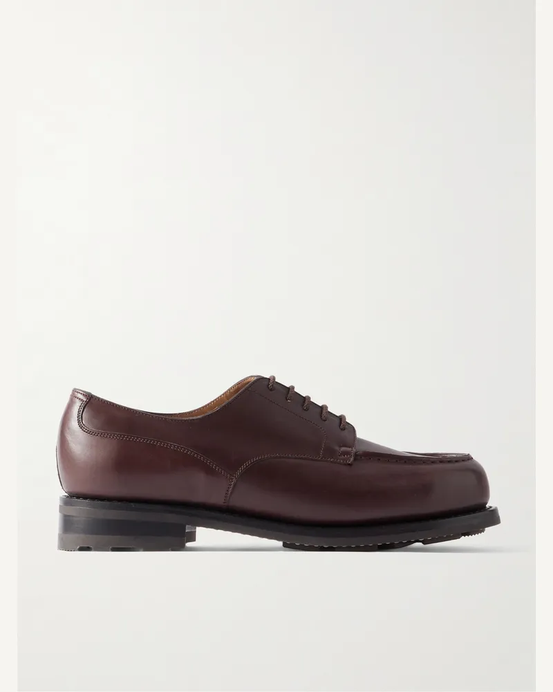 JM Weston Golf Derby-Schuhe aus Leder Braun
