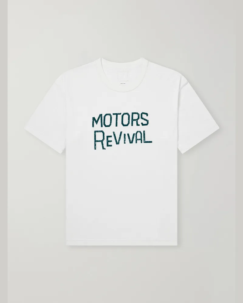 Visvim Jumbo Cotton-Jersey T-Shirt White