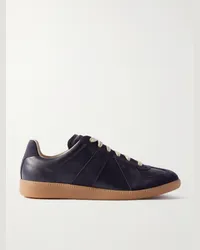 Maison Margiela Replica Sneakers aus Leder und Veloursleder Lila