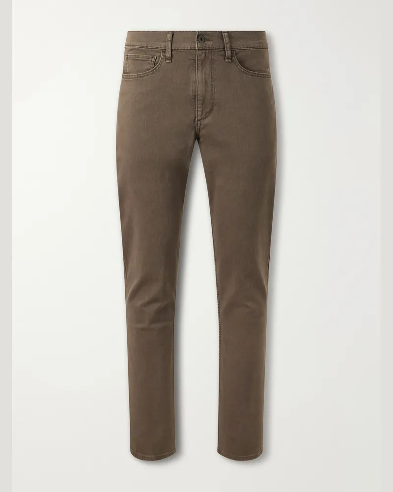 Rag & Bone Fit 2 Slim-Fit Cotton-Blend Jeans Brown