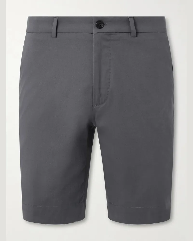 Slowear Slim-Fit Cotton-Blend Gabardine Chino Shorts Gray