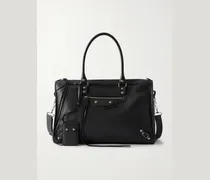 Le City Business Large Full-Grain Leather Weekend Bag