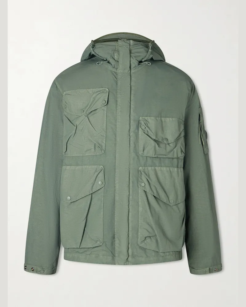 C.P. Company Flatt Kapuzenjacke aus Shell Grün