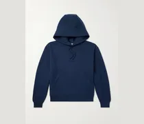 Logo-Embroidered Cotton-Jersey Hoodie