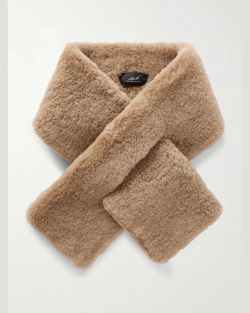 MR P. Shearling Scarf Neutrals