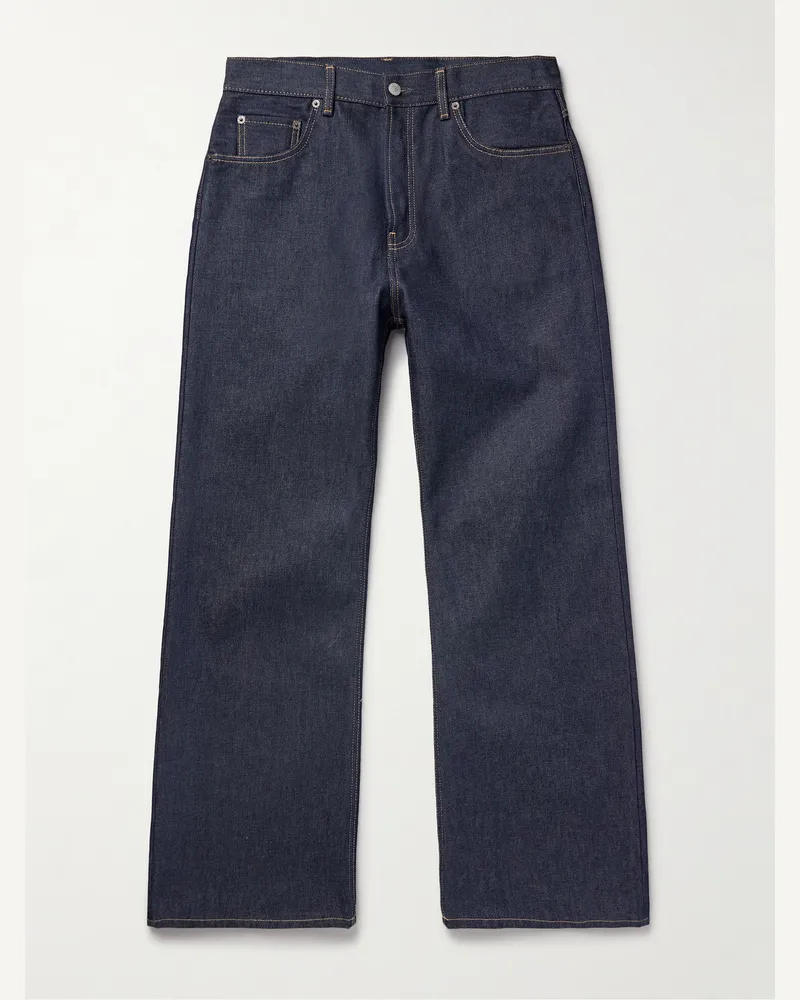 Acne Studios 2021M gerade geschnittene Jeans Blau
