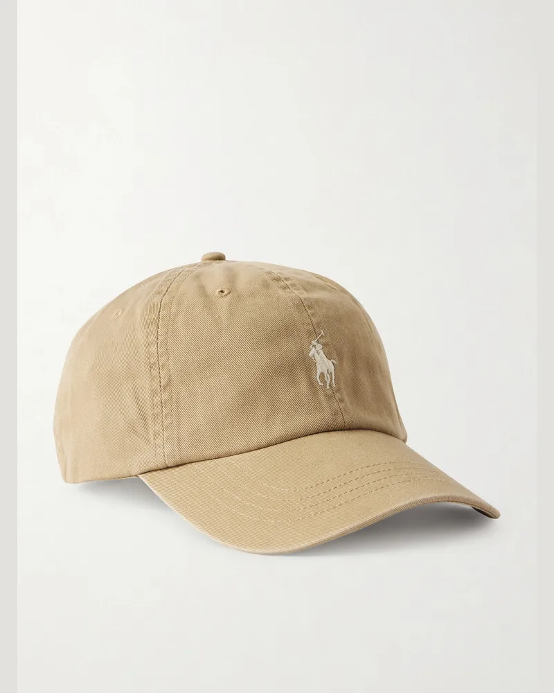Ralph Lauren Baseballkappe aus Baumwoll-Twill mit Logostickerei Neutral