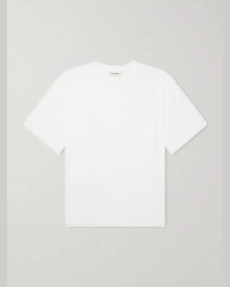 Frame Denim Pima Cotton T-Shirt White