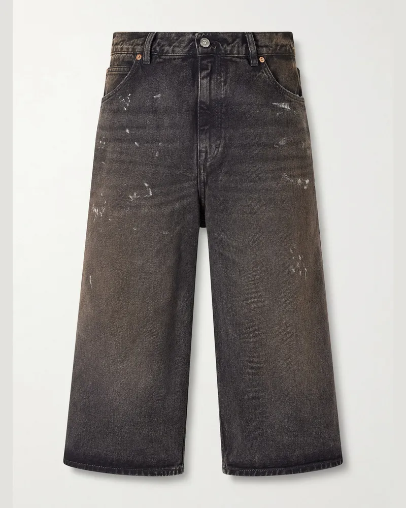 Our Legacy Capri Cut Straight-Leg Jeans Black