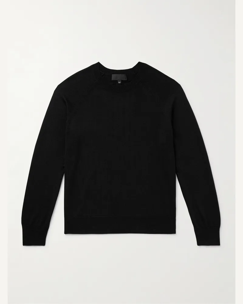 Nili Lotan Reggie Pullover aus einer Seiden-Baumwollmischung Schwarz
