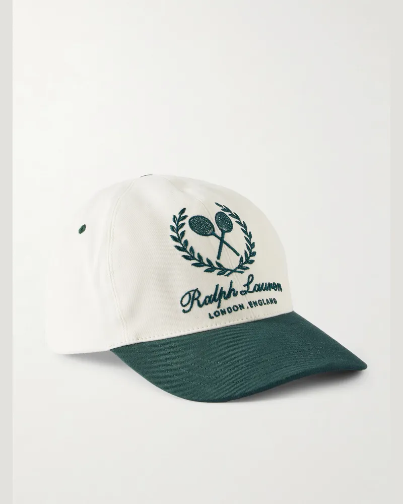 Ralph Lauren Baseballkappe aus Twill aus einer Baumwollmischung mit Logostickerei Neutral