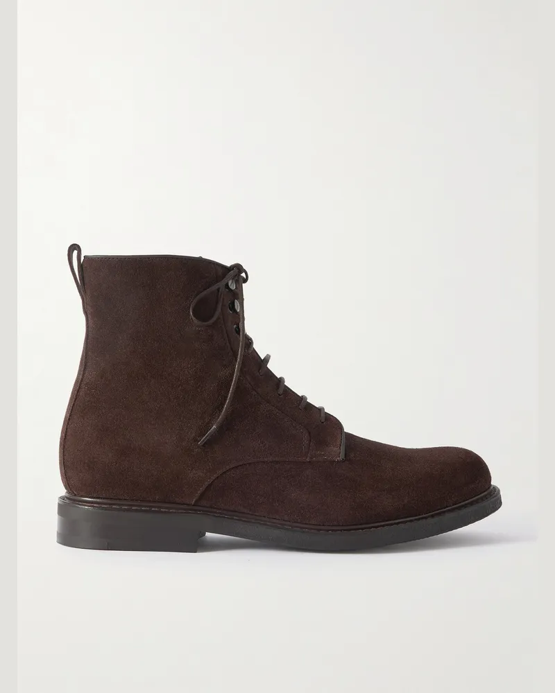 Church's Pullford Schnürstiefel aus Veloursleder Braun