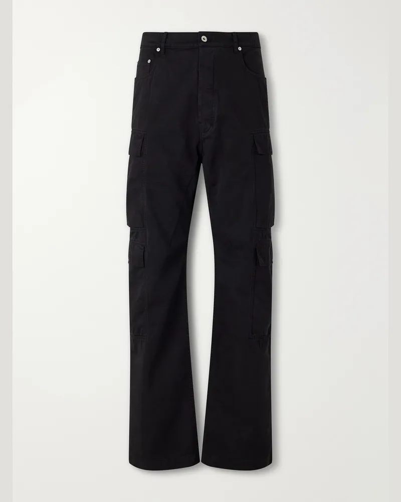 DRKSHDW by Rick Owens Wide-Leg Cargo Jeans Black